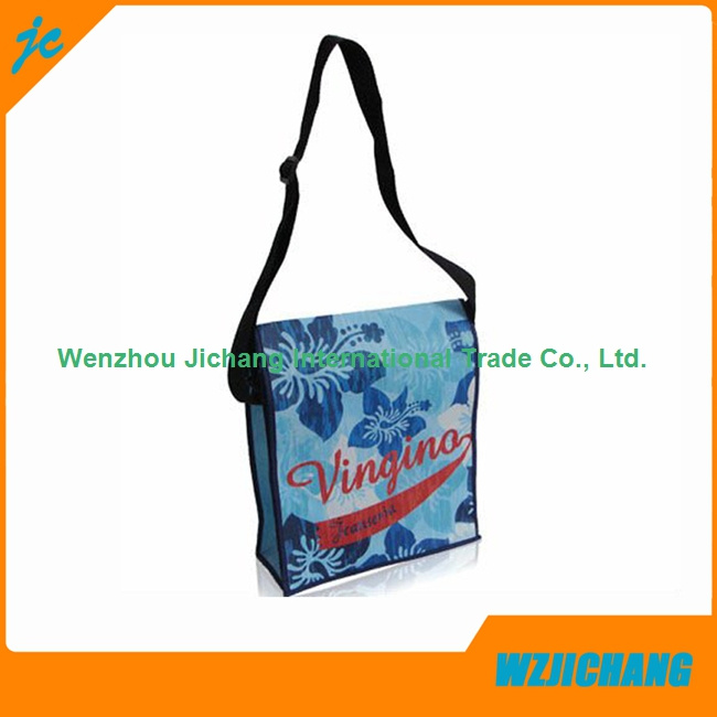 Adjustable Strap PP Laminated Non Woven Promotional Shoulder Bag