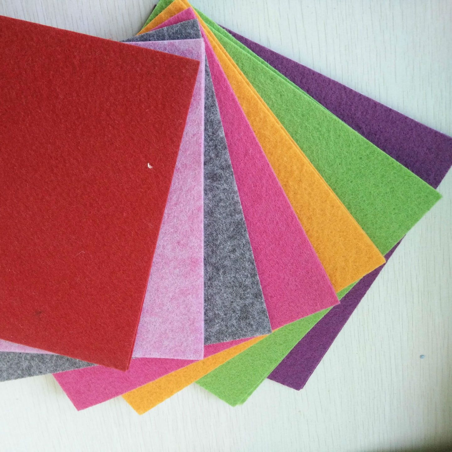 Plain Surface Needle Punched Polyester Material Exhibition Carpet