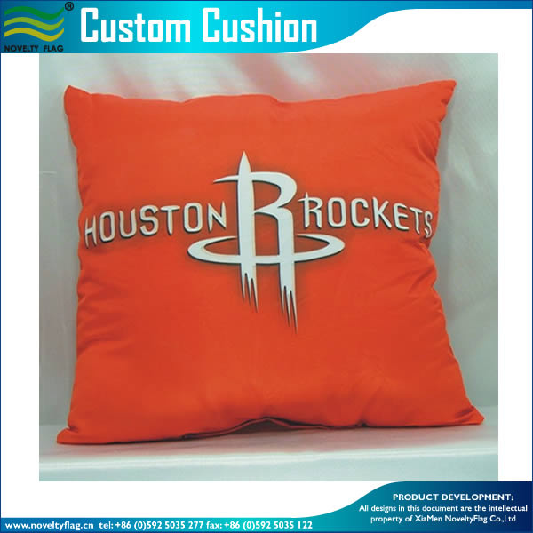 NBA Sport Red Square Printed Cushion Pillow Cover (M-NF29F14007)