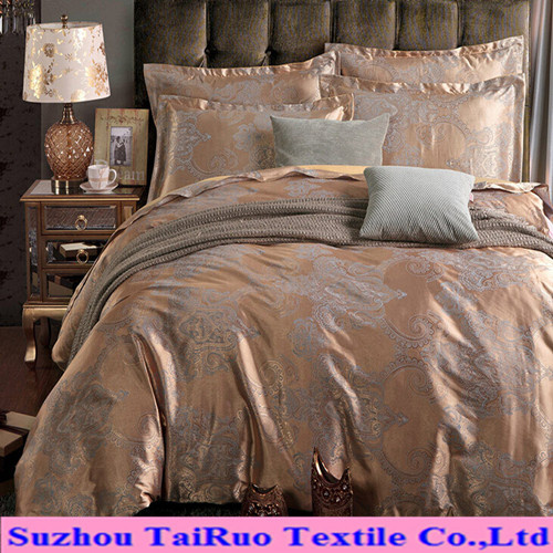 Microfiber Bedsheet of Reactive Printed Jacquard Tc Fabric