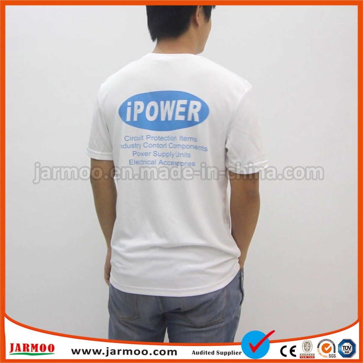 Cheap Promotional Custom Text Printing Slogan T Shirt