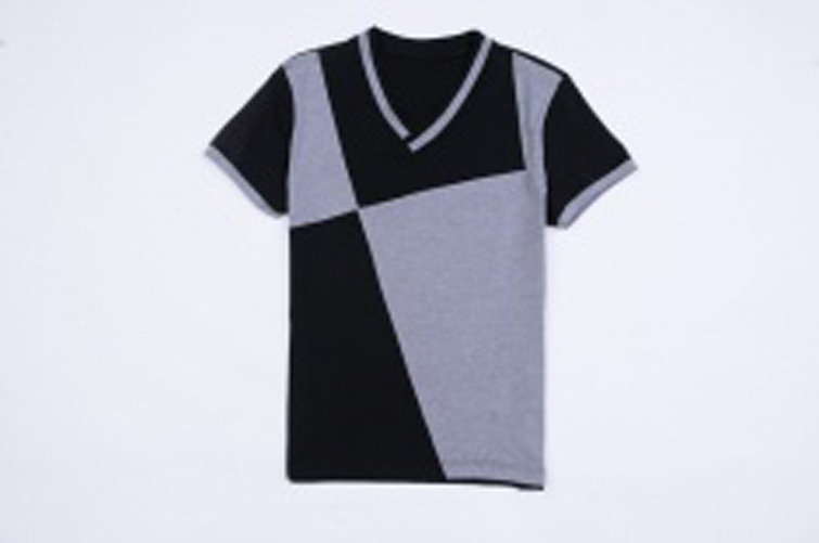 Custom Nice Cotton/Polyester Panel T-Shirt for Men (M042)
