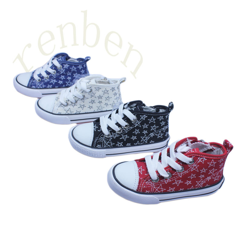 2017 New Hot Sale Children's Vulcanized Casual Canvas Shoes