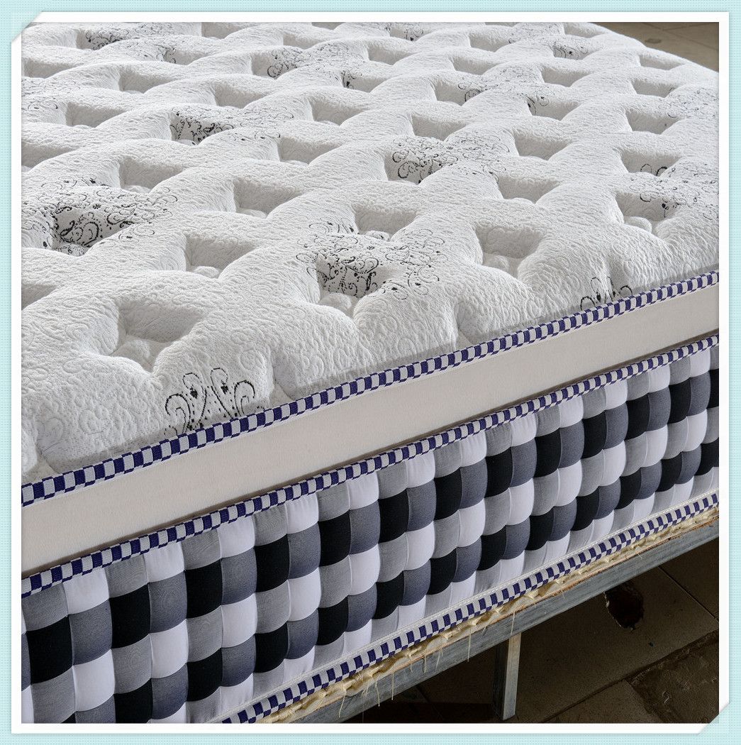 New 0.9d Microfiber Filled Baffle Box Mattress Toppper for Hotel