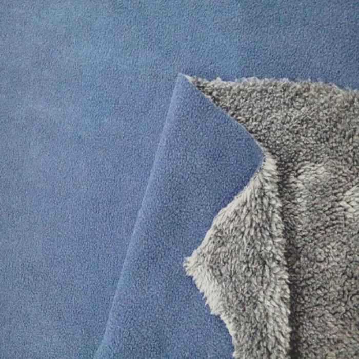 100% Polyester Polar Fleece with Sherpa Lined for Baby Blanket