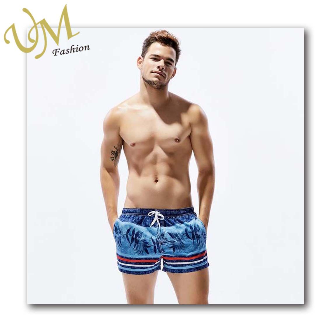 Custom Sublimation Printing Microfiber Sports Board Beach Shorts