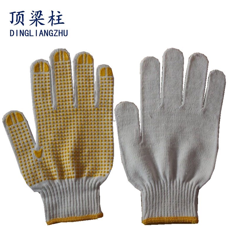 High Quality PVC Dotted Working Gloves From Shandong Supplier