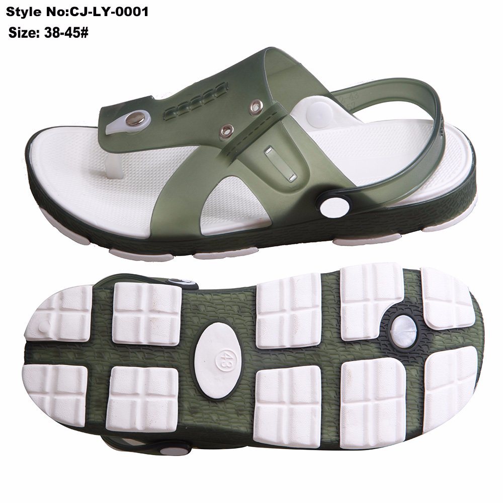 Current Hot Sale New Men Sandals with Eco-Friendly TPE Upper