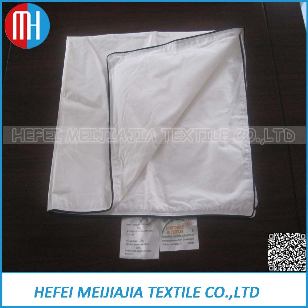 Plain Colored Printed White Polyester Pillow Cover for Sale