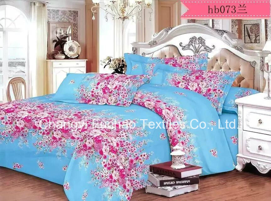 Duvet Cover Bedding Set Polyester Reactive Printing Microfiber