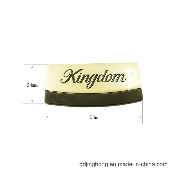 High Quality Logo Printing Zinc Alloy Label for Bags Purse