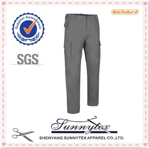 OEM Service Plain Dyed Cargo Work Pants Plus Size