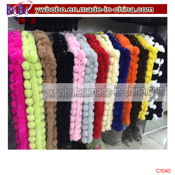 Rabbit Fur Scarf Neckerchief Winter Scarf Yiwu Freight (C1040)