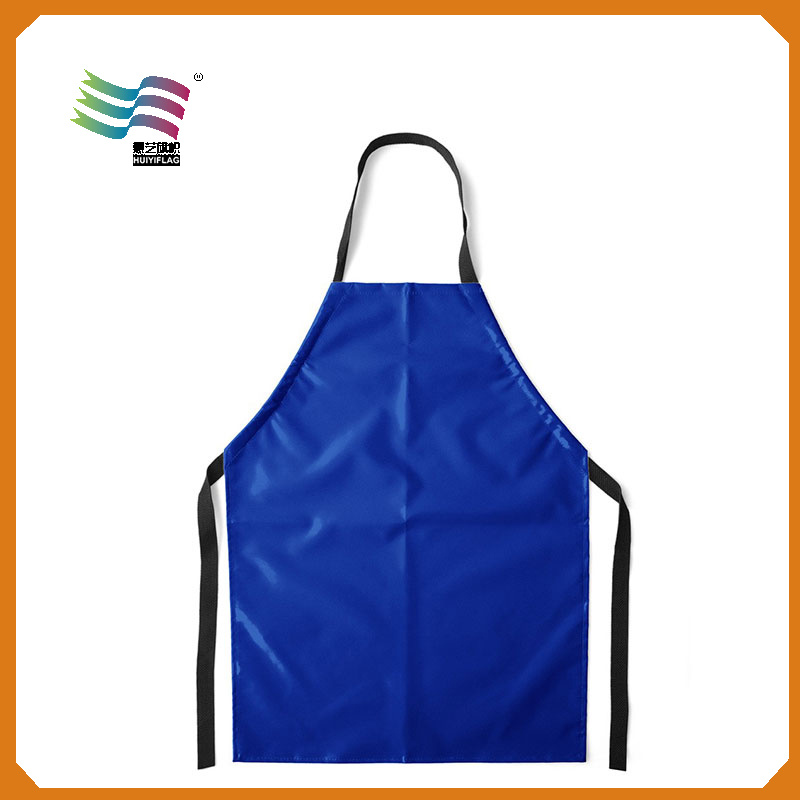 Plain-Red Elegant Kitchen Polyester Apron (HYap 022)