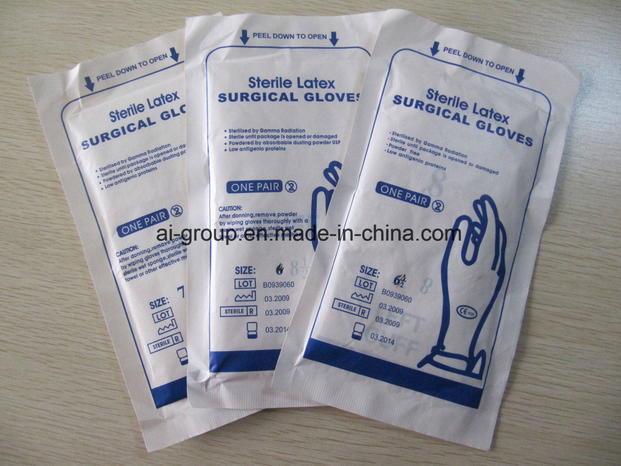 OEM Disposable Latex Gloves for Surgical Supply