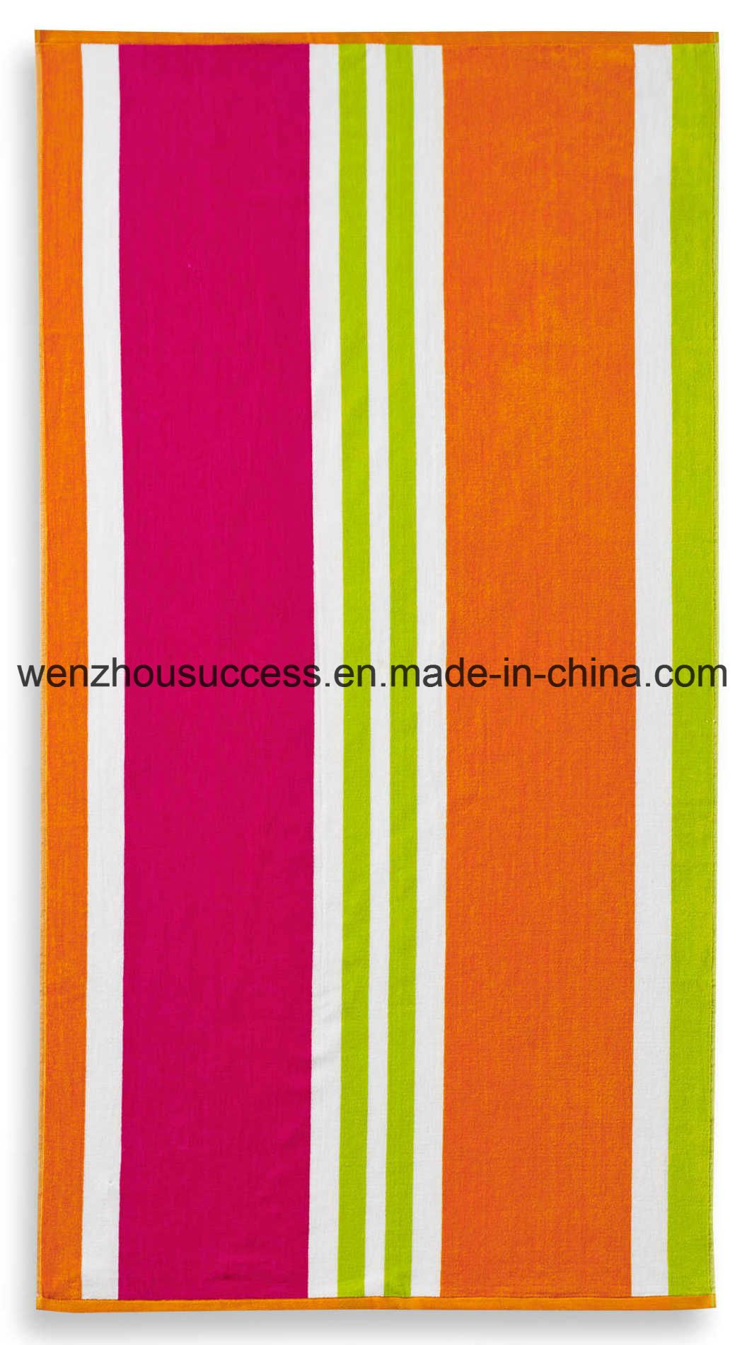 Digital Promotional Custom Reactive Printed Beach Towel
