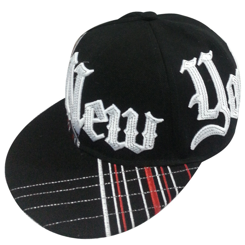 Hot Sale Snapback Baseball Cap with Colorful Stripe on Peak Gjfp17159