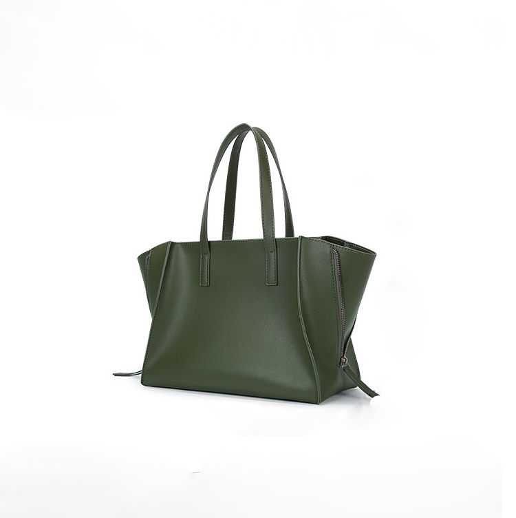 Hot Selling New Fashion Lady Handbag with a Zipper Side