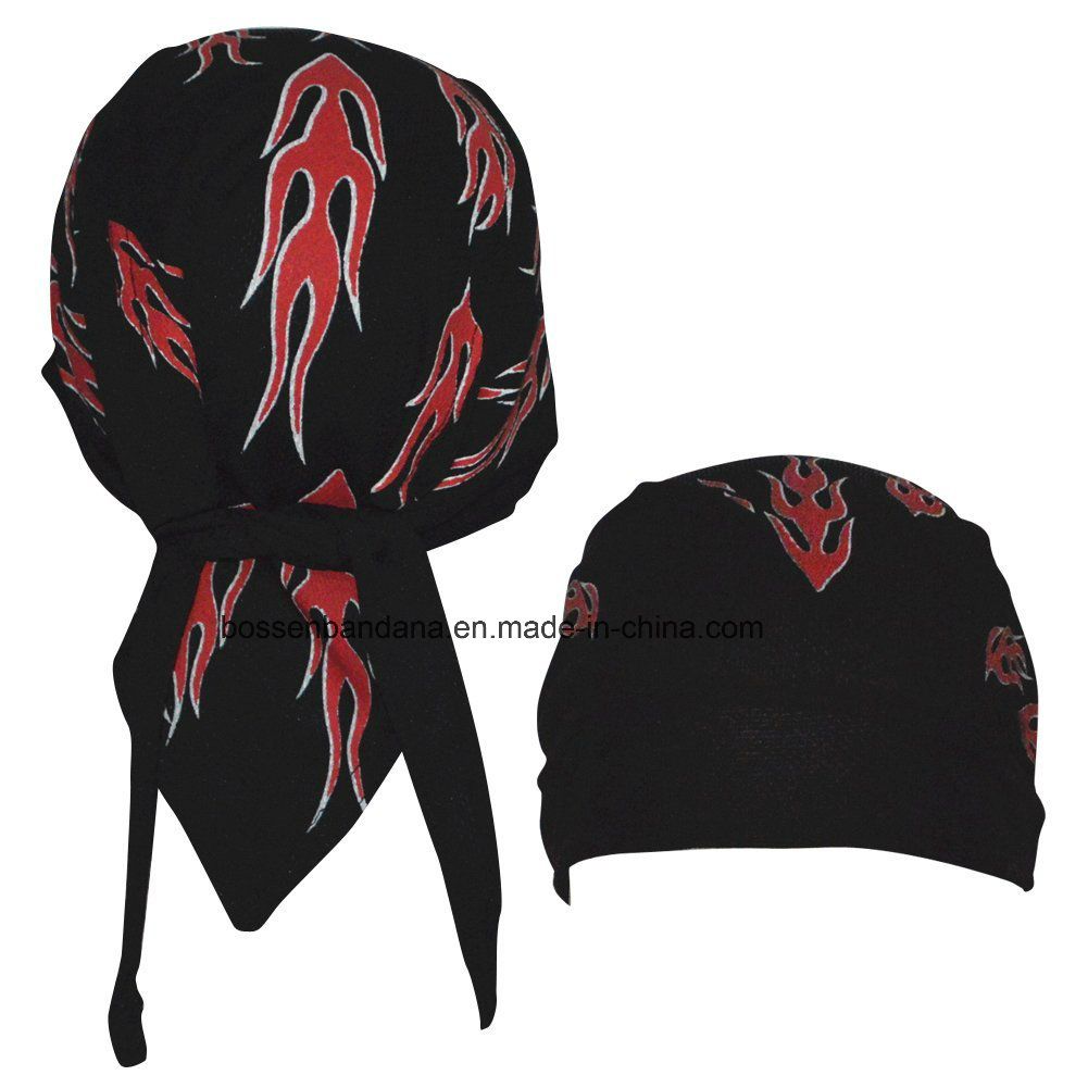 Factory Produce Custom Print Cotton Pirate Bandana Headwrap