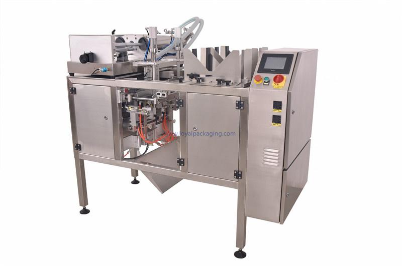 Automatic Stand-up Zipper Doy Pouch Filling Packing Machine