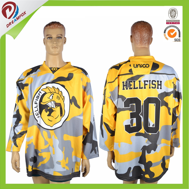 Custom Design V-Neck Ice Hockey Training Jerseys
