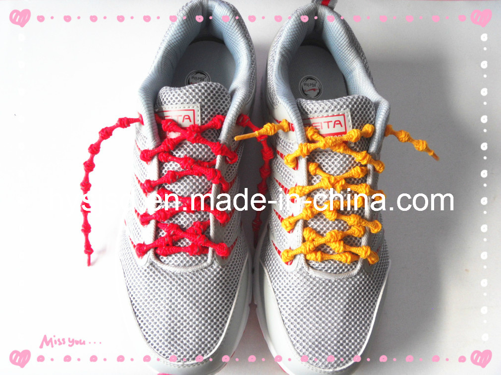 Nice Color Elastic Knot Shoelace Triathlon