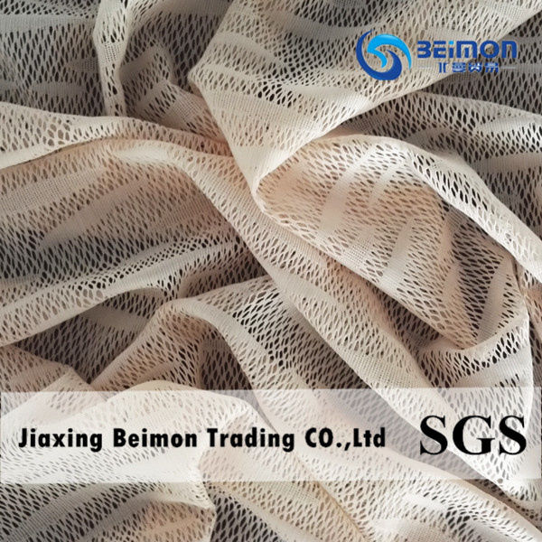 Smoothy and Soft Garment Accessories Nylon Spandex Jacquard Mesh Fabric