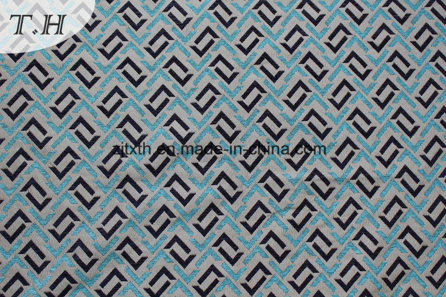 Jacqurd Geometric Fabric for Pillow (fth31948)