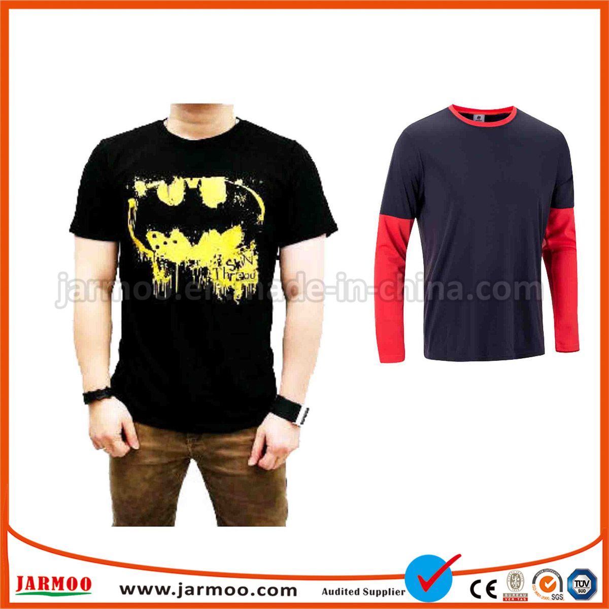 Custom Free Design Full Color Printing Cool T-Shirt