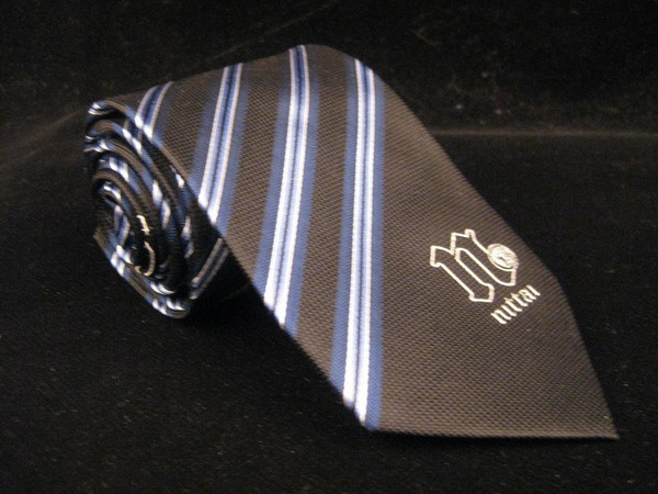 100% Silk/Polyester Custom Logo Tie