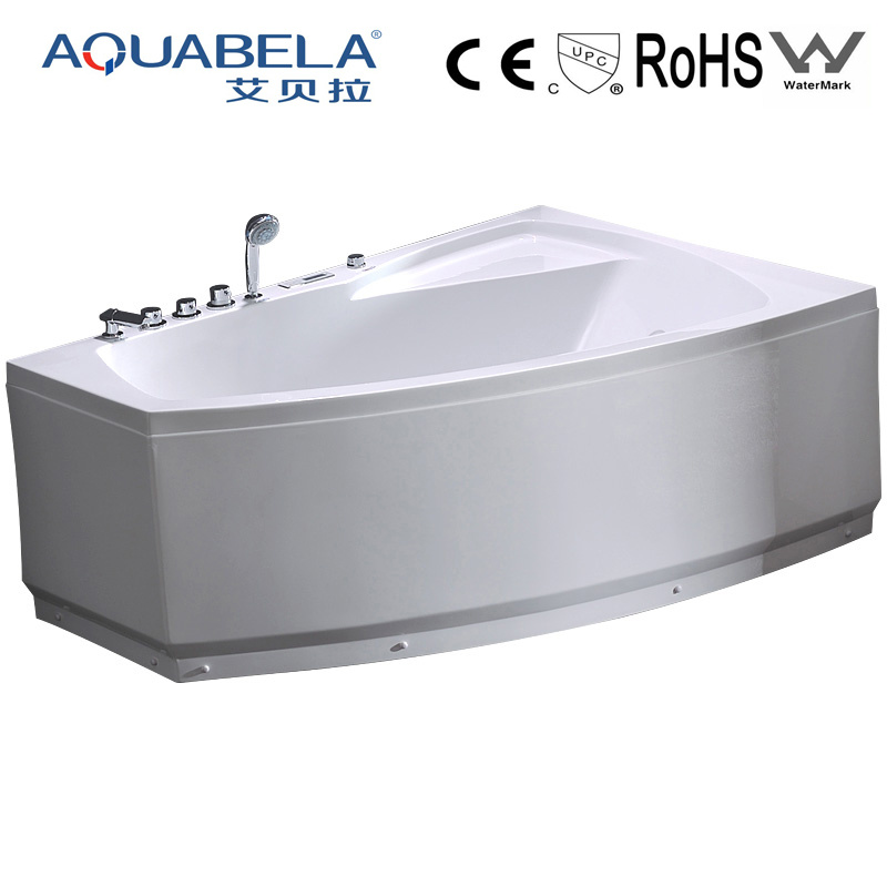 2014new Style Whirlpool Corner Bath Tub with 2 Skirts (JL801L/R)