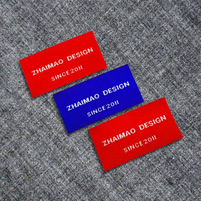 China Garment Accessories Best Quality Cotton Polyester Textiles Woven Label