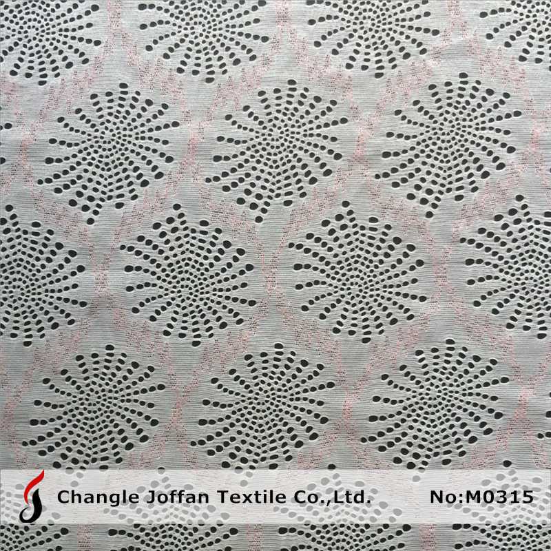 Jacquard Elastic Lace Fabric for Garment (M0315)