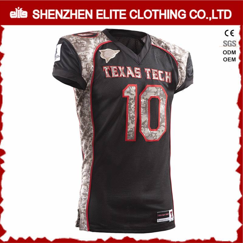 Custom Made Tackle Twill Sublimated American Football Uniforms (ELTAFJ-20)