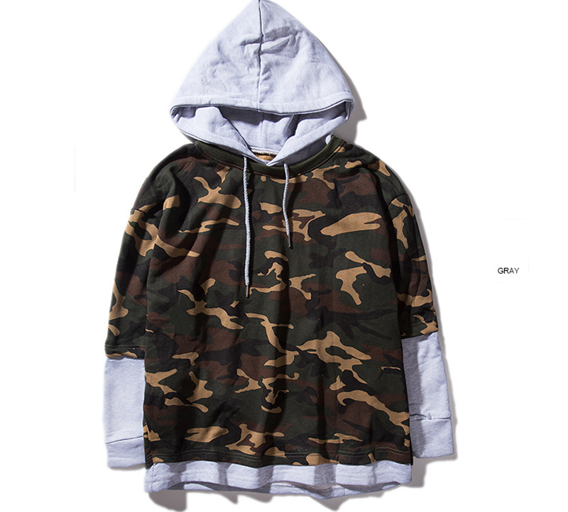 Popular Basic Camo Men's Pullover Hoodie