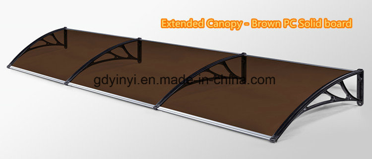 Durable Easy Assembly DIY Connected Polycarbonate Plastic Awning (YY1000-C)