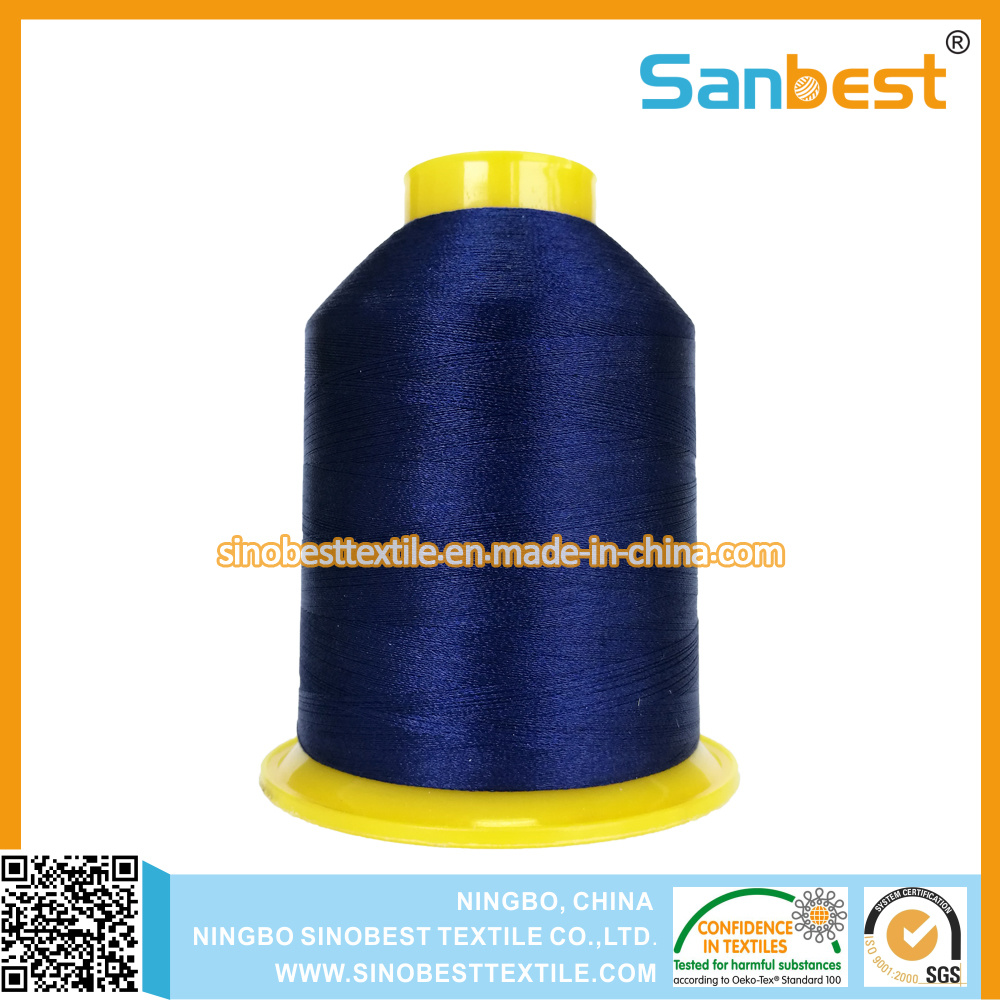 Colorful Polyester Embroidery Thread 150d/2