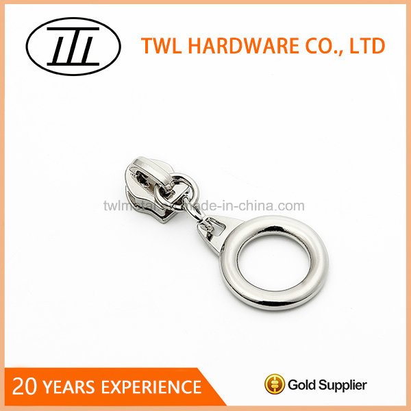 Custom Brand Logo Metal Slider Zipper Puller Design for Zipper