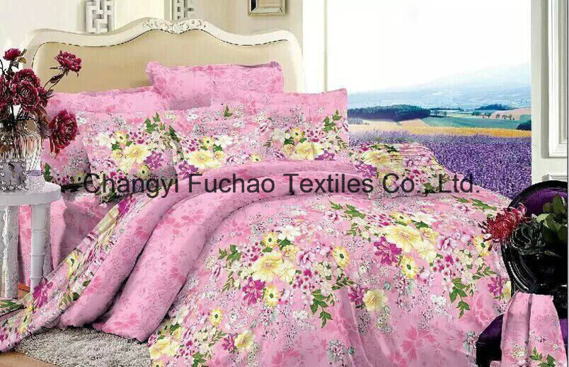 China Suppliers Twin Size Poly/Cotton Material Bed Sheet