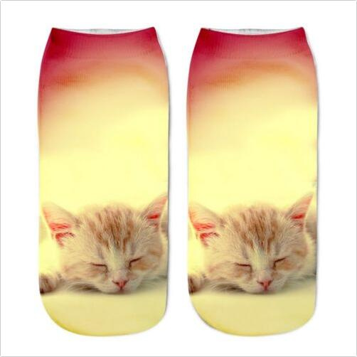 3D Animals Design Sweety Ankle Sock