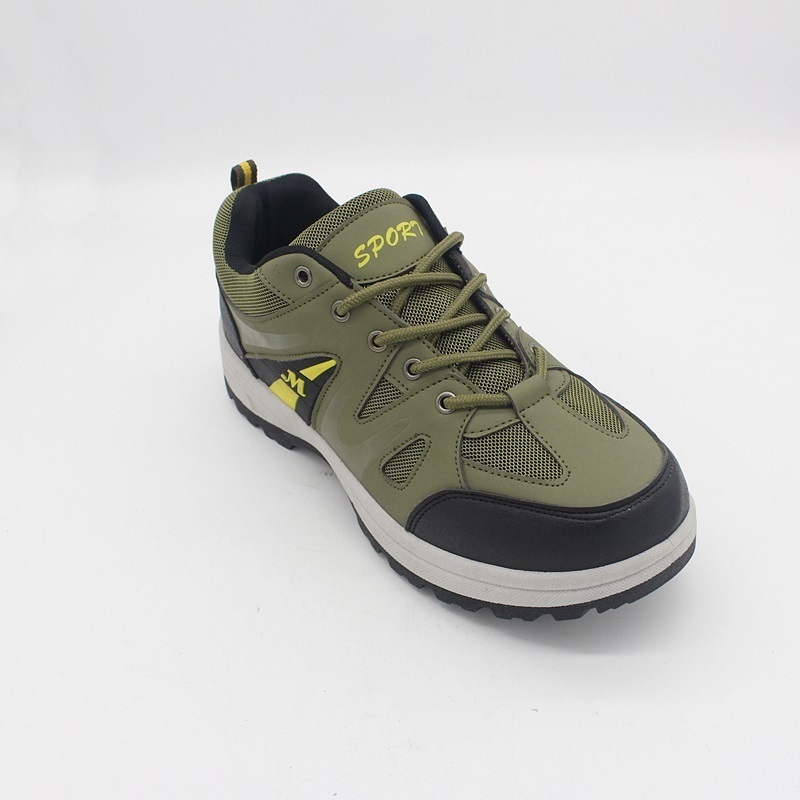 Good Quality Durable Non-Slip PU Hiking Shoes for Men