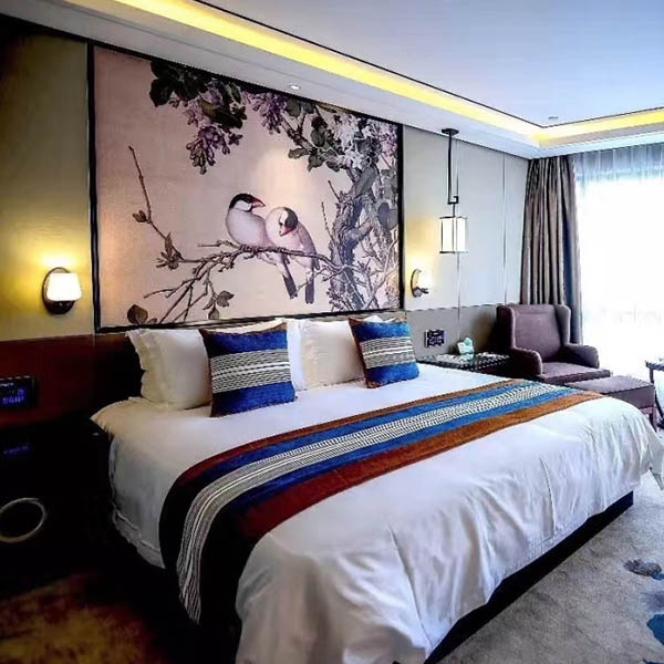 Customized Cheap Sateen Beddings for Business Suite Bedroom Bedding Set