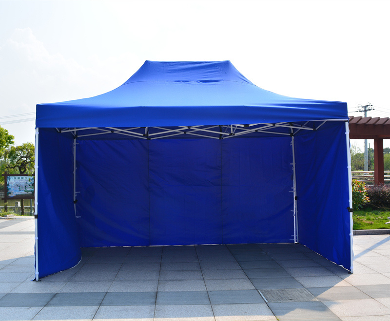 3X4.5m Steel Folding Event Gazebo Marquee with Side Panel