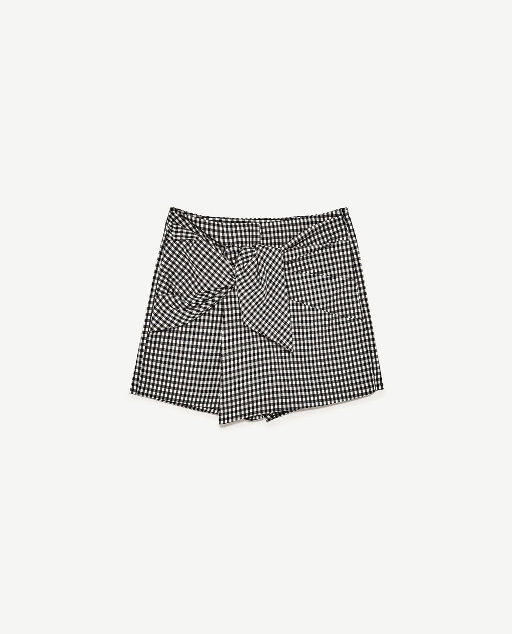 2017 latest Design New Folk Style Retro Check Skirt