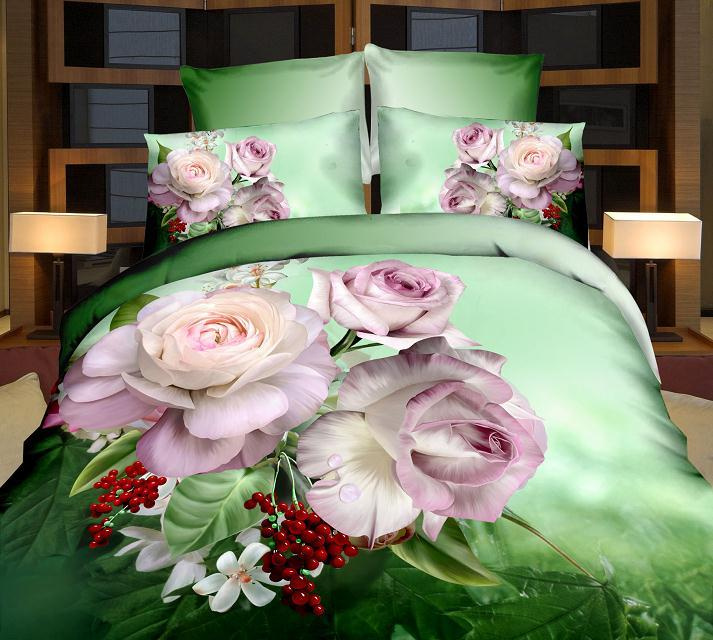 Bedding Sets 100% Polyester Microfiber Fabric