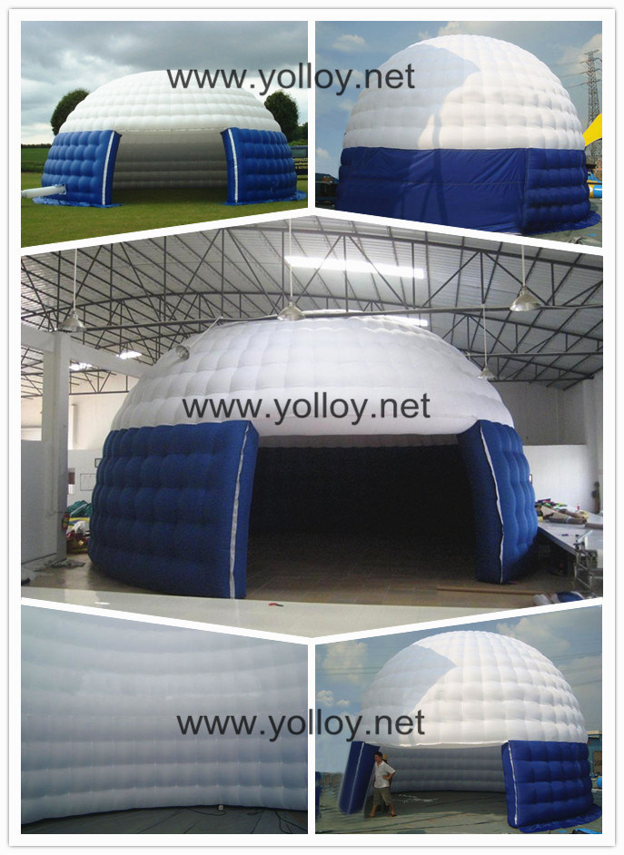 China Inflatable Guangzhou Big Inflatable Igloo Marquee Dome Tent