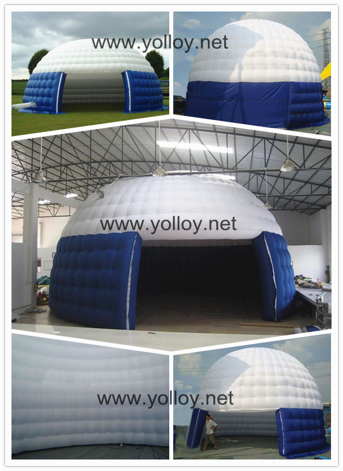 China Inflatable Guangzhou Big Inflatable Igloo Marquee Dome Tent