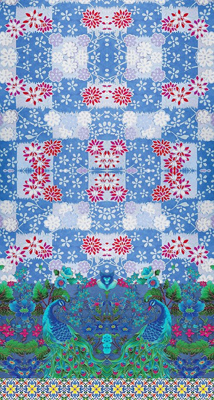 2018 High Quality Custom Digital Printing Silk Scarf (HJ1703007)