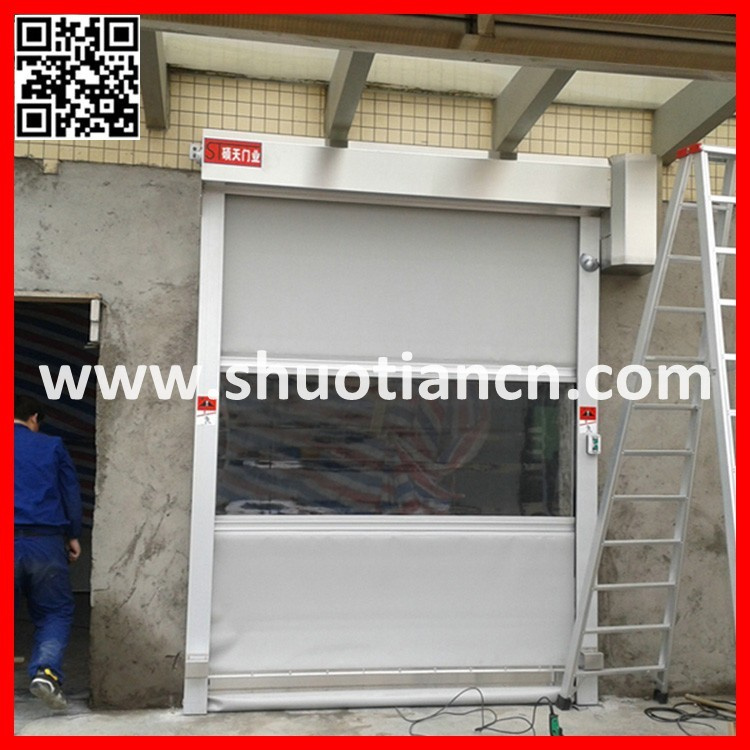Rolling up Fabric Shutter Door Roll Fast (ST-001)