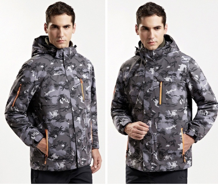 Fashionable Mens Print Mountaineering Jacket